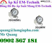 Đồng Hồ Đo Áp Suất Màng EM-Technik 3D100MG1406PPEP